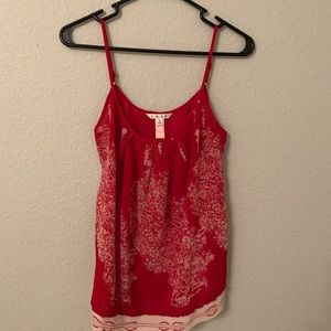 Red and Cream Tank